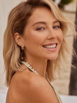 HANGING TRIO Mini Ohrringe Gold -Günstiges Kette Geschäft 0903 01 510x680 1