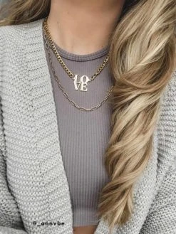 CRUSH LOVE KETTE GOLD -Günstiges Kette Geschäft 14 510x680 3