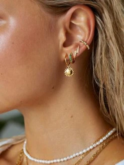 Aurora Shine Small Ohrringe Gold -Günstiges Kette Geschäft 202107 14 510x680 1
