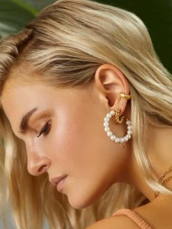 Classic Pearls Ohrringe Gold -Günstiges Kette Geschäft 202107 8 510x680 1