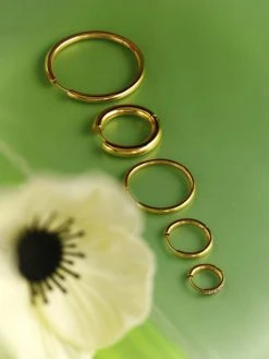 SLIM HOOP Small Ohrringe Gold -Günstiges Kette Geschäft 2023.3.14.2 510x680 2