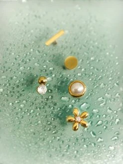 Simple Cylinder Ohrringe Gold -Günstiges Kette Geschäft 2023.6.24 510x680 2