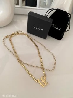 CRUSH LOVE KETTE GOLD -Günstiges Kette Geschäft 5 510x680 3