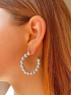 Classic Pearls Ohrringe Silber -Günstiges Kette Geschäft 7 1 510x680 4