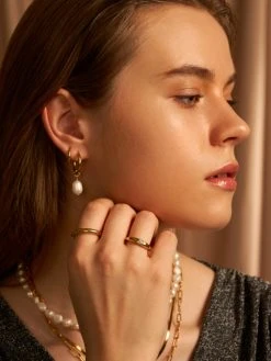 Modern Pearl OHRRINGE GOLD 18 Modern Pearl OHRRINGE GOLD -Günstiges Kette Geschäft 9479 510x680 1