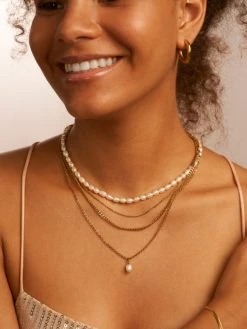 Classic Pearls Kette Gold -Günstiges Kette Geschäft 9969 510x680 2