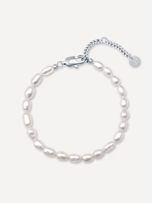 Classic Pearls ARMBAND Silber 3 Classic Pearls ARMBAND Silber