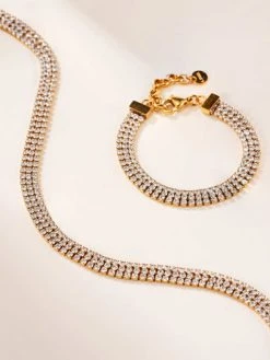 Triple Shining Kette Gold -Günstiges Kette Geschäft ABE0555G.3 510x680 2