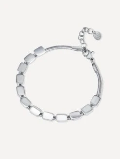 Hop Block ARMBAND Silber