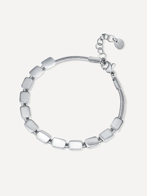 Hop Block ARMBAND Silber -Günstiges Kette Geschäft ABE0568S.1 510x680 1