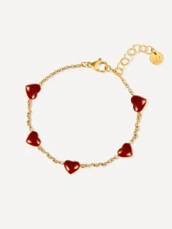 Red Heart ARMBAND Gold