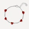 Red Heart ARMBAND Silber -Günstiges Kette Geschäft ABE0571S.1 510x680 1