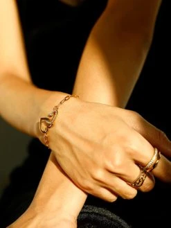 Hearts Together ARMBAND Silber -Günstiges Kette Geschäft ABE0576G.6 510x680 1