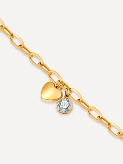 Heart N Spark ARMBAND Gold -Günstiges Kette Geschäft ABE0579G.2 510x680 1