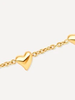 Lovely Heart ARMBAND Gold -Günstiges Kette Geschäft ABE0581G.2 510x680 1