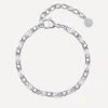 Square N Round ARMBAND Silber -Günstiges Kette Geschäft ABE559S.1 510x680 1