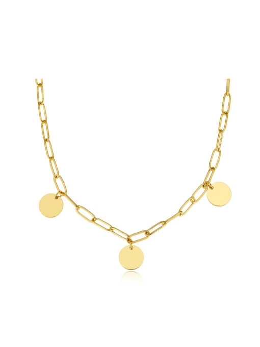 TRIO SHINE KETTE GOLD – Engravable 3 TRIO SHINE KETTE GOLD – Engravable
