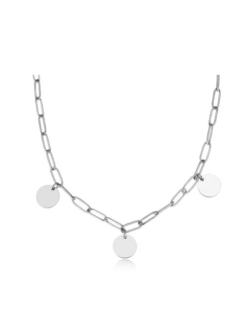 TRIO SHINE KETTE SILBER – Engravable 3 TRIO SHINE KETTE SILBER – Engravable