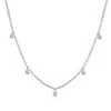 Sparkling Drop Kette Silber -Günstiges Kette Geschäft KE1653S 510x680 1