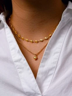 Bold Heart Kette Silber -Günstiges Kette Geschäft KE1787.2jpg 510x680 2