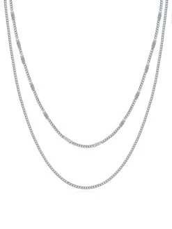 Parallel Kette Silber