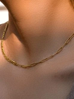 Sublime Confidence Kette Gold -Günstiges Kette Geschäft KE1800.5jpg 510x680 2