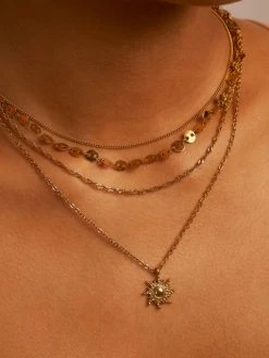 Disk Connect Kette Gold -Günstiges Kette Geschäft KE1875G.4 510x680 1