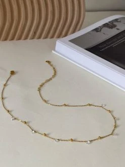 Sparkling Interval Kette Gold -Günstiges Kette Geschäft KE1877G.5 510x680 2