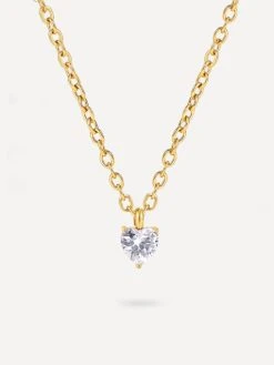 Shine Heart Kette Gold
