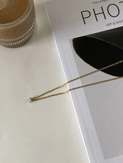 Shine Heart Kette Gold -Günstiges Kette Geschäft KE1885G.2 510x680 2