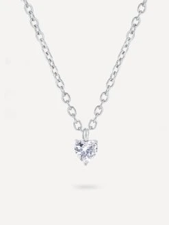Shine Heart Kette Silber
