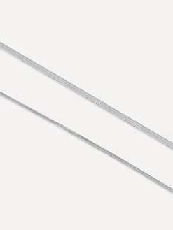 Sleek N Smooth Kette Silber -Günstiges Kette Geschäft KE1925S.1 510x680 1