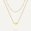 Heart Passion Kette Gold