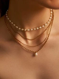 Ocean Dream Kette Gold -Günstiges Kette Geschäft KE1948G.2 510x680 1