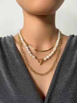 New Fiction Kette Gold -Günstiges Kette Geschäft KE1951G.4 510x680 1