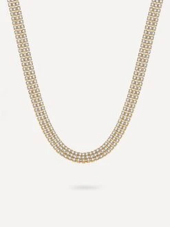 Triple Shining Kette Gold