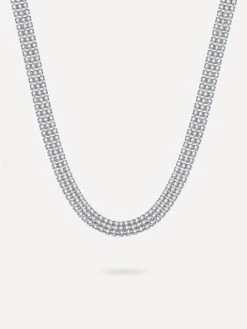 Triple Shining Kette Silber