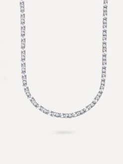 Square N Round Kette Silber