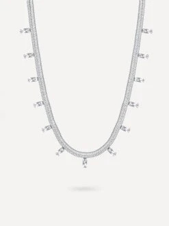Sleek Spark Kette Silber