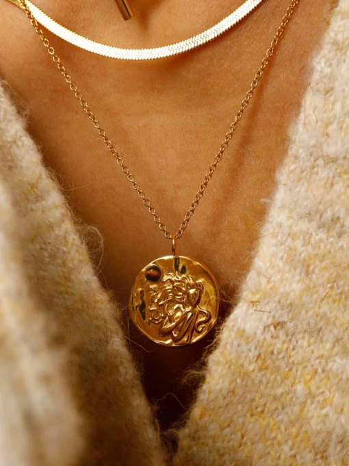 ZODIAC Kette Gold-JUNGFRAU 6 ZODIAC Kette Gold-JUNGFRAU – Bild 4