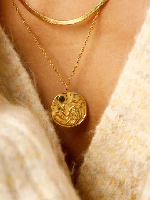 ZODIAC Kette Gold-SKORPION 6 ZODIAC Kette Gold-SKORPION – Bild 4