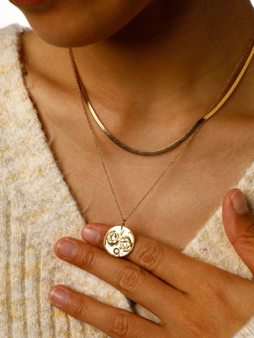 ZODIAC Kette Gold-FISCHE 5 ZODIAC Kette Gold-FISCHE – Bild 3