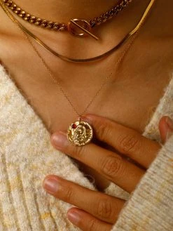 ZODIAC Kette Gold-LÖWE -Günstiges Kette Geschäft KE1979G.3 510x680 2