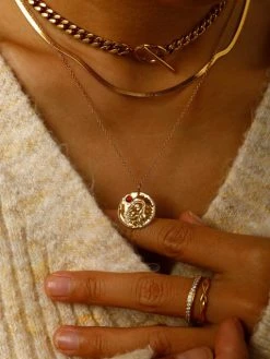 ZODIAC Kette Gold-LÖWE -Günstiges Kette Geschäft KE1979G.4 510x680 2