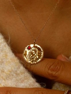 ZODIAC Kette Gold-LÖWE -Günstiges Kette Geschäft KE1979G.5 510x680 2