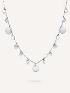 Glimmer Kette Silber