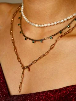 Sleek Aurora Kette Gold -Günstiges Kette Geschäft KE1992G.1 510x680 2