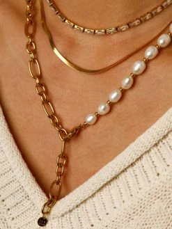 Passionate Pearls Kette Gold 12 Passionate Pearls Kette Gold -Günstiges Kette Geschäft KE2001G.2 510x680 2