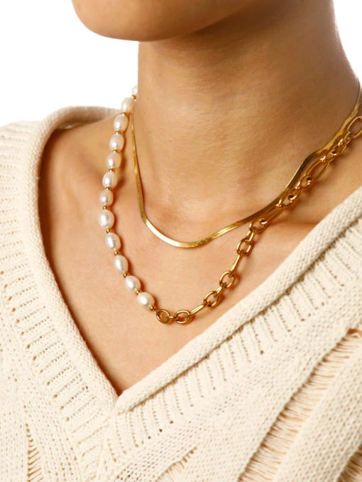 Passionate Pearls Kette Gold 8 Passionate Pearls Kette Gold – Bild 6