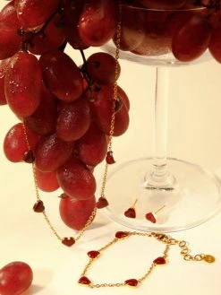 Red Heart Kette Gold -Günstiges Kette Geschäft KE2006G.2 510x680 1